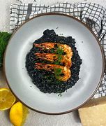 Image result for Squid Ink Risotto