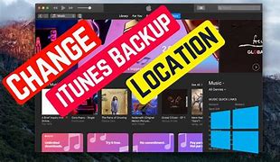Image result for iTunes Default Backup Location