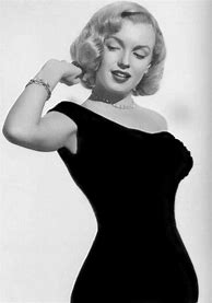 Image result for Marilyn Monroe Black Dresses