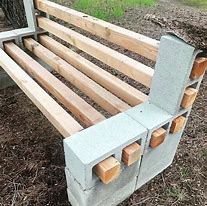 Image result for Concrete Block Benches