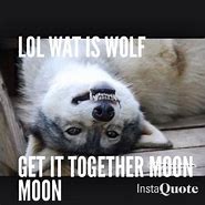 Image result for Wolf Man and Moon Meme