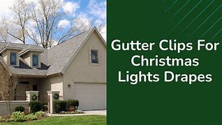 Image result for Metal Gutter Hooks for Christmas Lights