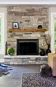 Image result for Stone Wall Living Room Design