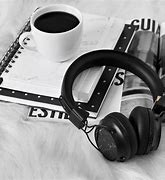 Image result for Black Headphones Aesthetic