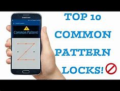 Image result for Most Common Pattern Lock
