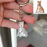 Image result for Personalized Pet Photo Engraved Keychain