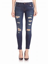 Image result for Low Rise Distressed Skinny Jeans