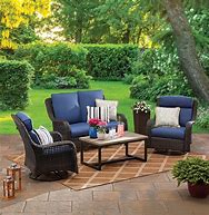 Image result for Swivel Chair Patio Furniture Set
