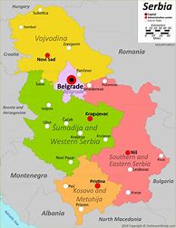 Image result for Detailed Map of Serbia