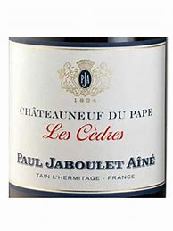 Image result for Paul Jaboulet Aine Chateauneuf Pape Grappe Papes