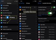 Image result for Location Settings iPhone