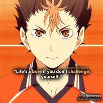 Image result for Anime Quotes Haikyuu