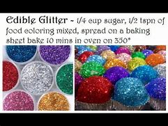 Image result for DIY Edible Glitter