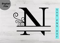 Image result for Split N Monogram SVG