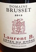 Image result for Brusset Cotes Rhone Laurent Brusset