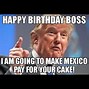 Image result for Happy Birthday Meme for Boss