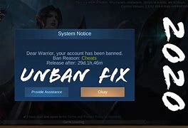 Image result for Mobile Legends Account Banned