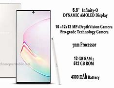 Image result for Samsung Note 10 Plus Specifications