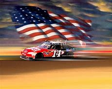 Image result for Vintage NASCAR Paintings