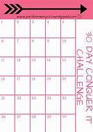 Image result for Free Blank 30-Day Challenge Template