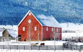 Image result for Winter Farm Background