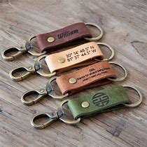 Image result for leather keychain engraving