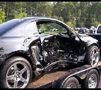 Image result for wrecked mustangs