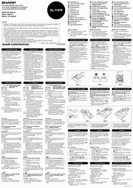 Image result for Sharp Calculator Manual