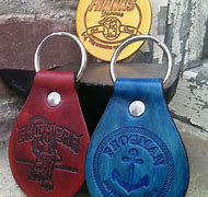 Image result for Leather Key Chain with Clip