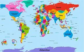 Image result for World Map with Countries Template