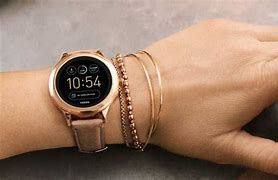 Image result for Black Fossil Smartwatch
