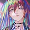 Image result for Anime Character Rainbow Hair