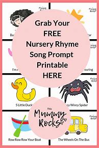 Image result for Printable Nursery Rhymes