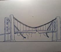 Image result for Broken Bridge Drawing