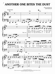 Image result for Queen Piano Sheet Music