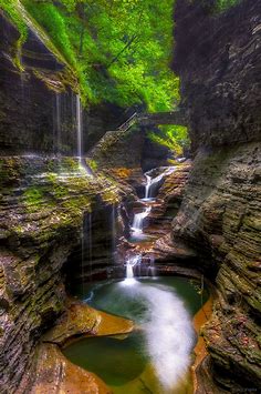 Nature Euphoria — landscape | Rainbow Falls of Watkins Glen SP | by...