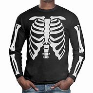 Image result for Halloween Skeleton T-Shirt