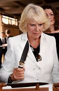 Image result for Camilla Holding Damascus Steel Knife