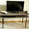 Image result for Rustic Industrial TV Stand