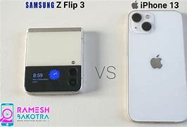 Image result for iPhone 13 Mini vs Samsung Z Flip 5