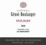Image result for Genot Boulanger Volnay Roncerets