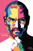 Image result for Steve Jobs Colourful Wallpaper