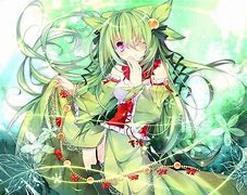 Image result for Anime Girl Green Dress