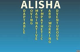 Image result for Alisha Name Meaning