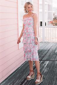 Image result for Floral Wedding Guest Dress