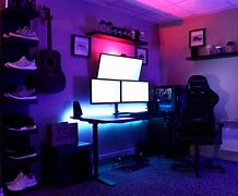 Image result for LED Gaming Setup