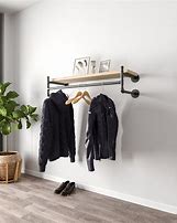 Image result for Wall Hung Clothing Rack
