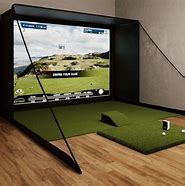 Image result for Large Impact Screen Golf Simulator