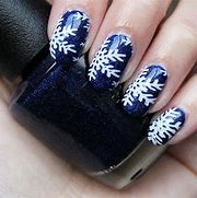Image result for Snowflake Nail Art