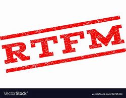 Image result for Is It Rude Rtfm